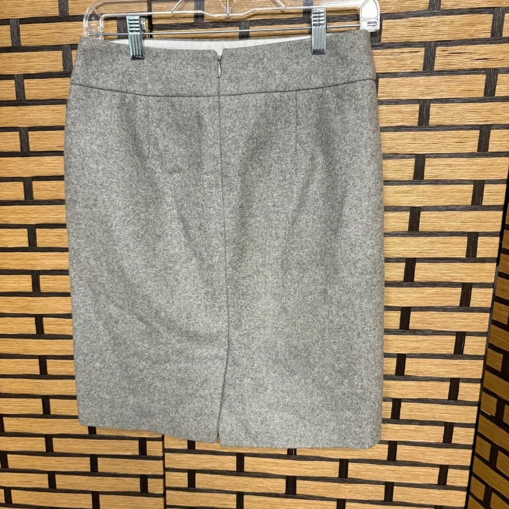 J. Crew Gray Wool Blend Skirt‎ Size 0